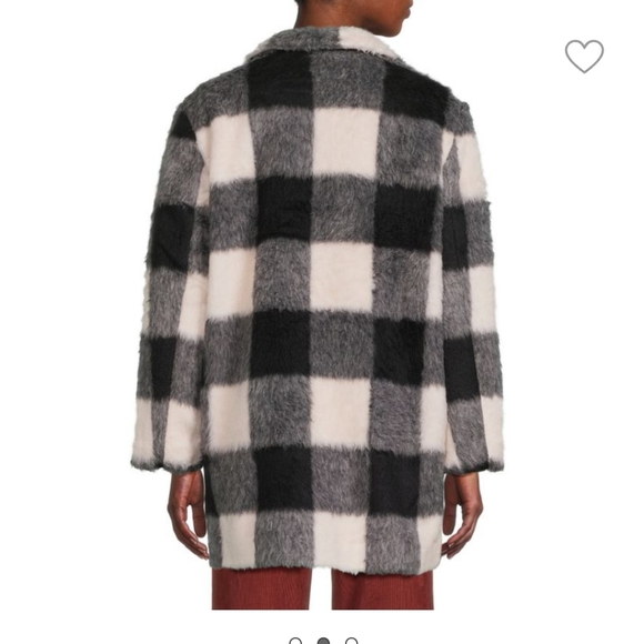 Marine Layer Stephanie Gingham Coat - Picture 7 of 8